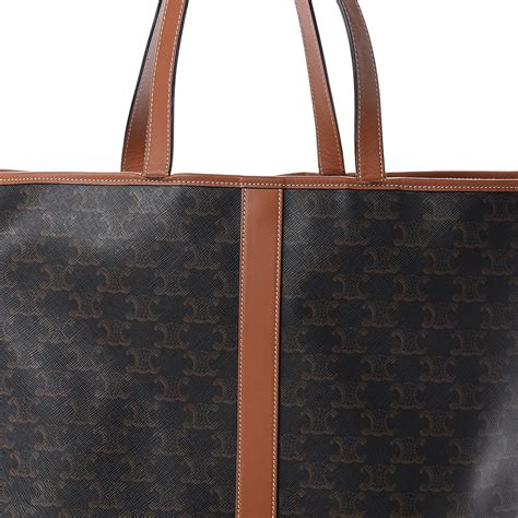 celine triomphe canvas tote bag|celine triomphe bag sale.